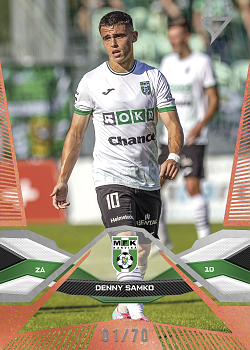 Denny Samko Karvina SportZoo Chance Liga 2025/26 2. serie Copper /70 #292