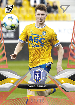Daniel Danihel Teplice SportZoo Chance Liga 2025/26 2. serie Copper /70 #295