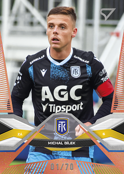 Michal Bilek Teplice SportZoo Chance Liga 2025/26 2. serie Copper /70 #296