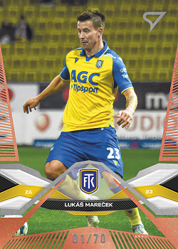 Lukas Marecek Teplice SportZoo Chance Liga 2025/26 2. serie Copper /70 #298