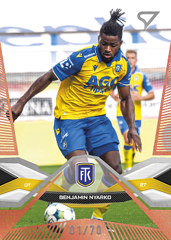 Benjamin Nyarko Teplice SportZoo Chance Liga 2025/26 2. serie Copper /70 #301