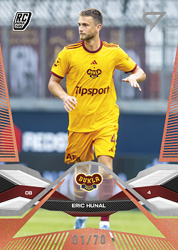 Eric Hunal Dukla Praha SportZoo Chance Liga 2025/26 2. serie Copper /70 #322