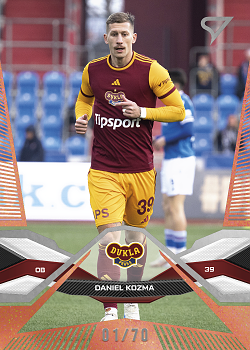 Daniel Kozma Dukla Praha SportZoo Chance Liga 2025/26 2. serie Copper /70 #323