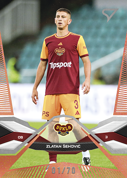 Zlatan Sehovic Dukla Praha SportZoo Chance Liga 2025/26 2. serie Copper /70 #324