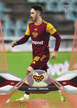 Michal Cernak Dukla Praha SportZoo Chance Liga 2025/26 2. serie Copper /70 #325