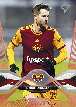 Marek Hanousek Dukla Praha SportZoo Chance Liga 2025/26 2. serie Copper /70 #327