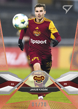 Jakub Kadak Dukla Praha SportZoo Chance Liga 2025/26 2. serie Copper /70 #328