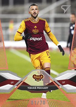 Tomas Pekhart Dukla Praha SportZoo Chance Liga 2025/26 2. serie Copper /70 #332