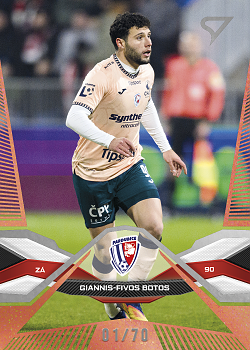 Giannis-Fivos Botos Pardubice SportZoo Chance Liga 2025/26 2. serie Copper /70 #338