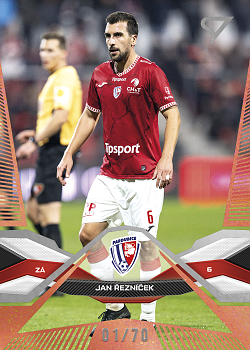 Jan Reznicek Pardubice SportZoo Chance Liga 2025/26 2. serie Copper /70 #339
