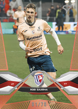 Robi Saarma Pardubice SportZoo Chance Liga 2025/26 2. serie Copper /70 #342