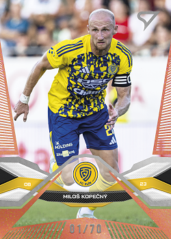 Milos Kopecny Zlin SportZoo Chance Liga 2025/26 2. serie Copper /70 #347