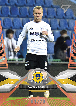 David Machalik Zlin SportZoo Chance Liga 2025/26 2. serie Copper /70 #349