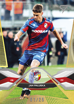 Jan Paluska Viktoria Plzen SportZoo Chance Liga 2025/26 2. serie Gold /25 #207