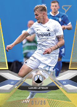 Lukas Letenay Liberec SportZoo Chance Liga 2025/26 2. serie Gold /25 #287