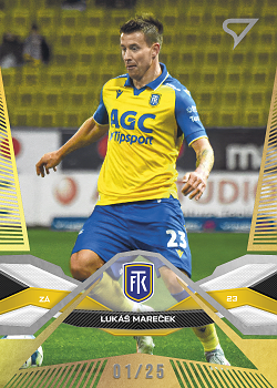 Lukas Marecek Teplice SportZoo Chance Liga 2025/26 2. serie Gold /25 #298