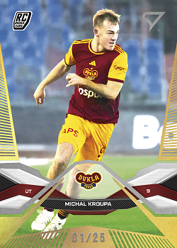 Michal Kroupa Dukla Praha SportZoo Chance Liga 2025/26 2. serie Gold /25 #331