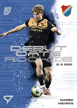 Marek Havran Banik Ostrava SportZoo Chance Liga 2025/26 2. serie Debut Date Rookie #DR-02