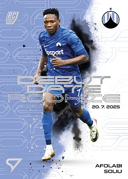 Afolabi Soliu Liberec SportZoo Chance Liga 2025/26 2. serie Debut Date Rookie #DR-08