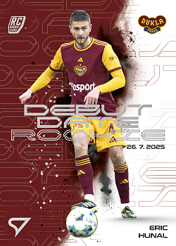 Eric Hunal Dukla Praha SportZoo Chance Liga 2025/26 2. serie Debut Date Rookie #DR-13