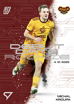 Michal Kroupa Dukla Praha SportZoo Chance Liga 2025/26 2. serie Debut Date Rookie #DR-15