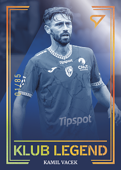 Kamil Vacek Pardubice SportZoo Chance Liga 2025/26 2. serie Klub Legend /85 #KL51