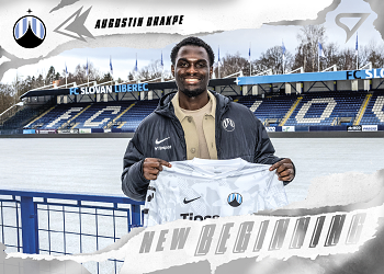 Augustin Drakpe Liberec SportZoo Chance Liga 2025/26 2. serie New Beginning #NB-13