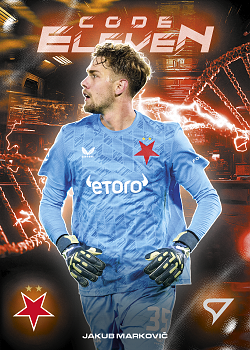 Jakub Markovic Slavia Praha SportZoo Chance Liga 2025/26 2. serie Code Eleven #CE-01