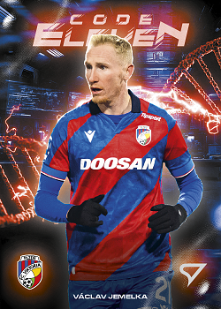 Vaclav Jemelka Viktoria Plzen SportZoo Chance Liga 2025/26 2. serie Code Eleven #CE-05