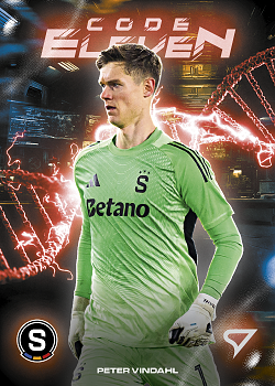 Peter Vindahl Sparta Praha SportZoo Chance Liga 2025/26 2. serie Code Eleven #CE-10