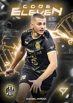 Daniel Horak Hradec Kralove SportZoo Chance Liga 2025/26 2. serie Code Eleven #CE-18