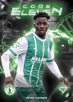 Peter Kareem Bohemians Praha SportZoo Chance Liga 2025/26 2. serie Code Eleven #CE-20