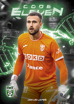 Jakub Lapes Karvina SportZoo Chance Liga 2025/26 2. serie Code Eleven #CE-24