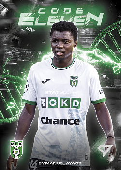 Emmanuel Ayaosi Karvina SportZoo Chance Liga 2025/26 2. serie Code Eleven #CE-25