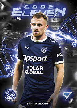 Patrik Blahut Slovacko SportZoo Chance Liga 2025/26 2. serie Code Eleven #CE-30