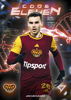 Jakub Kadak Dukla Praha SportZoo Chance Liga 2025/26 2. serie Code Eleven #CE-33
