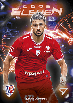 Louis Lurvink Pardubice SportZoo Chance Liga 2025/26 2. serie Code Eleven #CE-34