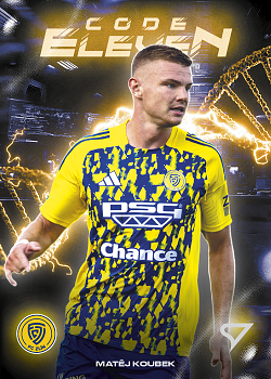 Matej Koubek Zlin SportZoo Chance Liga 2025/26 2. serie Code Eleven #CE-36