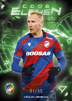 Vaclav Jemelka Viktoria Plzen SportZoo Chance Liga 2025/26 2. serie Code Eleven /55 #CE-05