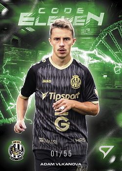 Adam Vlkanova Hradec Kralove SportZoo Chance Liga 2025/26 2. serie Code Eleven /55 #CE-19