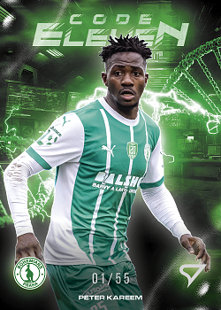 Peter Kareem Bohemians Praha SportZoo Chance Liga 2025/26 2. serie Code Eleven /55 #CE-20