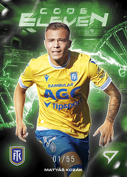 Matyas Kozak Teplice SportZoo Chance Liga 2025/26 2. serie Code Eleven /55 #CE-27