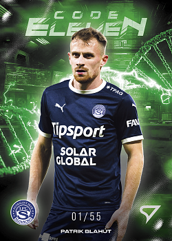 Patrik Blahut Slovacko SportZoo Chance Liga 2025/26 2. serie Code Eleven /55 #CE-30