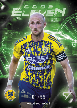 Milos Kopecny Zlin SportZoo Chance Liga 2025/26 2. serie Code Eleven /55 #CE-35