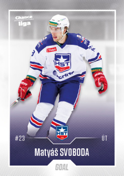 Matyas Svoboda Trebic Chance liga 2022/23 2. serie GOAL Cards #283
