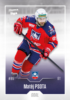 Matej Psota Trebic Chance liga 2022/23 2. serie GOAL Cards #286