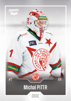 Michal Pittr Slavia Chance liga 2022/23 2. serie GOAL Cards #301