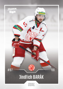 Jindrich Barak Slavia Chance liga 2022/23 2. serie GOAL Cards #305