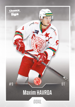 Maxim Havrda Slavia Chance liga 2022/23 2. serie GOAL Cards #309