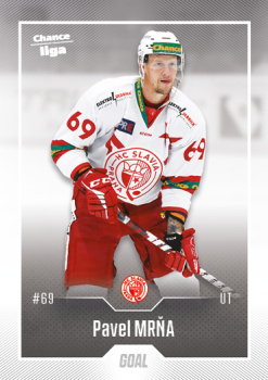 Pavel Mrna Slavia Chance liga 2022/23 2. serie GOAL Cards #313
